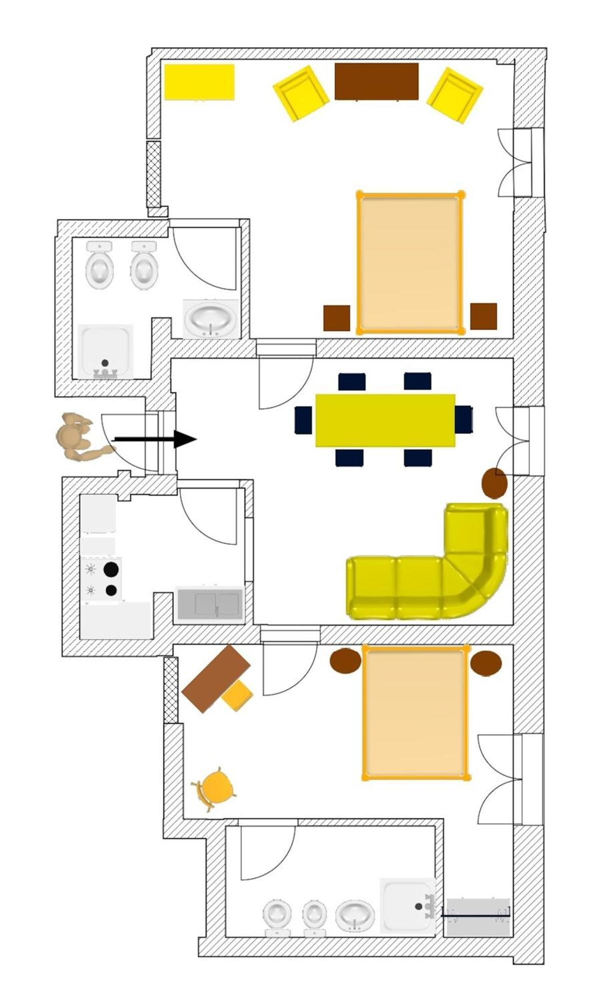 Apartmán Residenza Ca' Laripa Solto Collina Pokoj fotografie